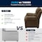 Flash Furniture Kids Recliner, 26" to 39" x 28", Upholstery Color: Brown, Weight Capacity: 90 lb. BT-7985-KID-MIC-BRN-GG - alternate 7